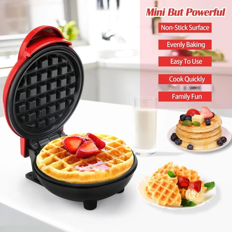 Mini Waffle Maker – Compact Electric Waffle Press