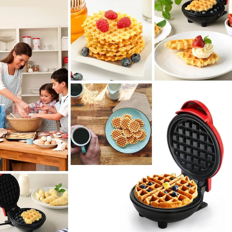 Mini Waffle Maker – Compact Electric Waffle Press