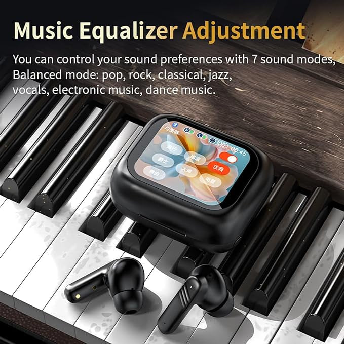 Smart Touch Wireless Earbuds — Immersive Sound & Easy Control