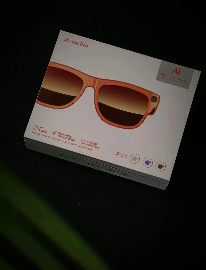 AI Smart Glasses Pro – Smart Camera &amp; Wireless Audio Eyewear