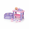 Baby doll nurse care station playset on white background