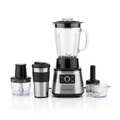 Raf 4-in-1 blender set with all attachments on white background