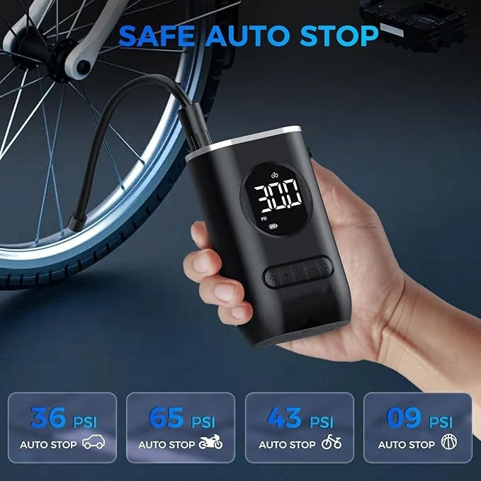 Portable Digital Tire Inflator – Cordless Air Compressor