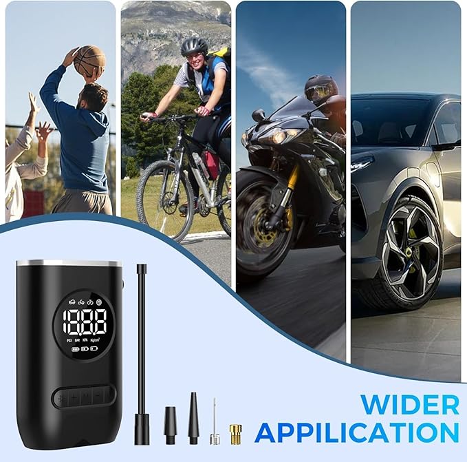 Portable Digital Tire Inflator – Cordless Air Compressor